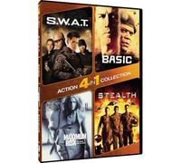 4 in 1 Action Collection: S.W.A.T. / Basic / Maximum Risk / Stealth [USA] [DVD]