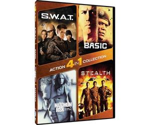 4 in 1 Action Collection: S.W.A.T. / Basic / Maximum Risk / Stealth [USA] [DVD]