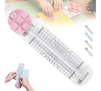 4 In 1 Cutter,4 In 1 Paper Cutter, Multi-Function Paper Trimmer, 4 Style Multi-Function Trimmer with Straight, Wavy, Perforation and Crease Blade, for Cutting Paper,Coupons-A