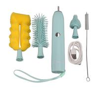 4 In 1 Electric Baby Bottle Brush Set, Electric Bottle Cleaner | Cepillo Limpiador de Botellas Recargable Impermeable con Cepillos de Silicona para Hogar y Viaje