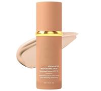 4 in 1 Liquid Foundation-Sun protection,Lightweight, Long Lasting,Oil Control, Moisturizing Medium Full Coverage Concealer with SPF 50+, All Day Flawless Waterproof Foundation (1PCS)