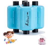 4 In 1 Math Stamp Roller, 4-In-1 Math Practice Roller Stamp Set, Multiplication & Fill-In-The-Blank Practice, Roller Digital Teaching Stamps with Refill Ink, Classroom & Home Use (Blue-1pc)