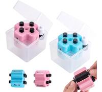 4-in-1 Maths Roller Stamp for Kids - Addition Subtraction Multiplication Division Math Stamp Roller | Reusable Educational Learning Tool & Practice Supplies for Preschool & Elementary Students (Mix)