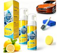 4-In-1 Multi-Enzyme Foam Cleaner, Foam Cleaner All Purpose, Foams Cleaners Spray, No-Rinse Cleaners For Car Interior, Kitchen, Bathroom Tiles, Sofa Upholstery (2PC)