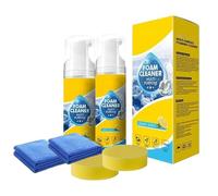 4-in-1 Multi-Enzyme Foam Cleaner for Car Interior, Kitchen Grease, Bathroom Tile and Sofa Upholstery (2pcs)