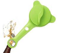 4-in-1 Multi-Purpose Strain-Free Opener, 4-in-1 Adjustable Stainless Steel Jar Opener | Safe Operations, Non Slip Teeth, Versatile Kitchen Tool For Jars, Bottles And Ring-Pull Cans