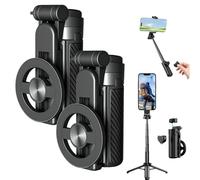 4-in-1 Multifunctional 360° Rotation Magnetic Selfie Stick, 2025 New 4 in 1 Multifunctional Magnetic Selfie Stick Tripod, Portable Extendable mag Tripod for Travel Vlog (2pcs)