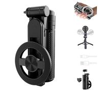 4-in-1 Multifunctional 360° Rotation Magnetic Selfie Stick, 2025 New 4-in-1 Multifunctional Magnetic Selfie Stick, 360 Rotation Sticks Tripod, Magnetics Selfies Sticks,for iPhone (1PC)