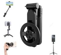 4-in-1 Multifunctional 360° Rotation Magnetic Selfie Stick, 2025 New Magnetic Phone Tripod Stand with Wireless Bluetooth Control, for Travel and Vlogging (1pcs)