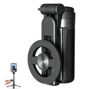 4-in-1 Multifunctional 360° Rotation Magnetic Selfie Stick, Magnetic Phone Tripod with Remote Control, Portable Extendable mag Tripod with Wireless Bluetooth Control