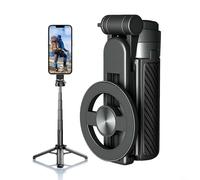 4-in-1 Multifunctional 360° Rotation Magnetic Selfie Stick, Magnetic Selfie Stick Magnetic Phone Tripod Stand with Wireless Remote