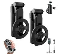 4 in 1 Multifunctional Magnetic Selfie Stick, 360° Rotation Phone Tripod for iPhone & Android with Wireless Remote for Photograph, Live Streaming, Video Recording (2Pcs)