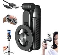 4-in-1 Multifunctional Magnetic Selfie Stick Universal 360° Rotation Phone Tripod with Remote Control, Portable Extendable mag Tripod for Travel Vlog (1PCS)