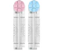 4 In 1 Paper Cutter - 4 In 1 Multi-Function Paper Trimmer, Convenient, Foldable Perforation Tool for Cardboard,Coupons,Photos,Postcards,Scrapbook (2Pcs-A)