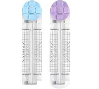 4 In 1 Paper Cutter - 4 In 1 Multi-Function Paper Trimmer, Convenient, Foldable Perforation Tool for Cardboard,Coupons,Photos,Postcards,Scrapbook (2Pcs-E)