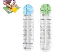 4 In 1 Paper Cutter, 4 Style Multi Function Trimmer Paper Cutter, With Straight, Wave, Creasing Blades For Craft Papers, Cardstock, Label, Photo, Postcard (2pcs#3)