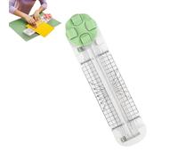 4 In 1 Paper Cutter, 4 Style Multi Function Trimmer Paper Cutter, With Straight, Wave, Creasing Blades For Craft Papers, Cardstock, Label, Photo, Postcard (Green)