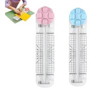 4 In 1 Paper Cutter, 4 Style Multi Function Trimmer Paper Cutter, With Straight, Wave, Creasing Blades For Craft Papers, Cardstock, Label, Photo, Postcard (2pcs#2)