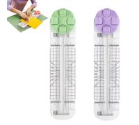 4 In 1 Paper Cutter, 4 Style Multi Function Trimmer Paper Cutter, With Straight, Wave, Creasing Blades For Craft Papers, Cardstock, Label, Photo, Postcard (2pcs#1)