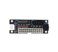 4 in 1 Power Supply Adapter Sync Start Card Dual PSU Connector Jumper Connector 4Pin//ATX 6Pin/4Pin with Power LED