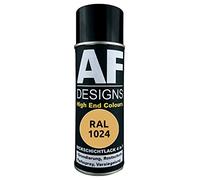 4 IN 1 Ral 1024 Ocre Amarillo Dickschichtlack Laca Spray Lata de Aerosol