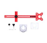 4 in 1 Router Milling and Grooving Holder, Router Milling Jig Kit, Aluminum Rounding and Grooving Jig for Woodworking Cabinet Hardware Jig