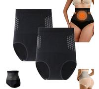 4-in-1 Sculpting Shorts, Burning Yoga Shorts High-Waist Tummy Control Seamless Shaping Panties for Women Firming and Shaping (2pc C,s)