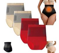 4-in-1 Sculpting Shorts, Burning Yoga Shorts High-Waist Tummy Control Seamless Shaping Panties for Women Firming and Shaping (4pc C,s)