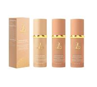 4-in-1 Smart Foundation SPF 50+｜30s Color Adapting｜24H Waterproof & Sweatproof｜Gym Makeup｜Lightweight Hydrating (Light Spectrum, 30ml) (3pc)