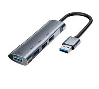 4 in 1 Type-A HUB to 4-Port USB Splitter USB3.0 X 1 and USB2.0 X 3 Docking Station for PC Laptop