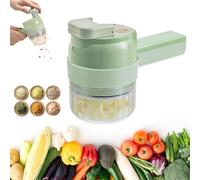 4 in 1 Vegetable Chopper Electric, Handheld Choppers, Smart Kitchen Appliances for Pepper, Garlic, Onion, Celery & Meat