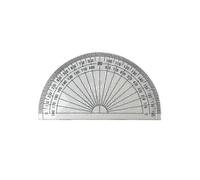 4-inch transparent plastic protractor, 20-piece pack, a great helper for measurement and drawing