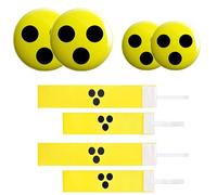 4 insignias para ciegos, brazalete ciego para discapacitados visuales, ayudas para personas con discapacidad visual, ayudas para familiares, amigos, ciegos, mujeres con discapacidad visual, regalo