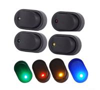 4 interruptores basculantes de encendido y apagado de 12 V 30 A con luz indicadora LED para gestión de energía de equipos todoterreno, vehículos recreativos, vehículos recreativos