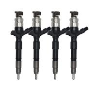 4 inyectores Common Rail 23670-0L020, inyector de combustible diésel original 236700I020, boquilla compatible con Toyota Hilux 1KD-FTV.