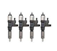 4 inyectores de combustible diésel Common Rail compatibles con Isuzu NPR NPR-HD 4.8L 5.2L 2001 2002 2003-2007 095000-5471 0950005471 095000 5471