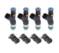 4 inyectores de combustible for coche, compatibles con A4 Quattro 1.8T 20V (1999-2005), 0280158117, 550 CC, 0280158298, 52 lb, adaptadores for coche.