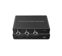 4-jack Multi Headphone Audio Splitter Earphone Splitter with And Treble, 3.5mm Port Input 3.74x2.12x0.82 Inch Size