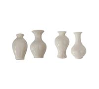4 jarrones de cerámica en miniatura para decoración de refrigerador, macetas, imanes de nevera, accesorios de cocina, decoración de refrigerador