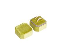 4 joyeros octogonales de terciopelo de 5 x 5 x 4,5 cm, caja de embalaje de regalo, 5x5x4.5cm, Madera de agar
