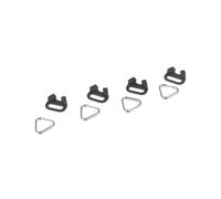 4 Juego de Hebillas para Correa de Cámara, Repuesto de Anillo Triangular Dividido, Gancho de Cinturón Duradero para Correas de Hombro de Cámara