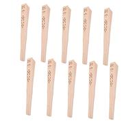 4 Juegos Abanico Plegable De Madera Ventilador De Mano Para Mujer Abanicos Decorativos De Boda Delicado Abanico De Novia Ventilador De Madera Abanicos Para Bodas Khaki 10 Uds * 4 Cabilock