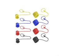 4 juegos de accesorios hidráulicos de conexión rápida para acopladores de dirección deslizante Bobcat, material de PVC, protege los sistemas hidráulicos del polvo, la suciedad y la entrada de humedad