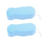 4 Juegos De Esponjas Exfoliantes Suaves Para Baño Tamaño Familiar 2 Unidades X 4