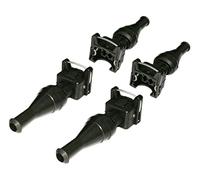 4 juegos de inyector de combustible conector EV1 impermeable 2 vías inyector de combustible cableado conectores enchufe arnés kit