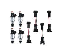 4 juegos de inyectores de combustible de 550 cc con arnés de cableado de repuesto For Honda OBD1 OBD2 B16 B18 B20 D15 D16 D18 H22