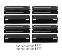 4 juegos de placas de calor ajustables para parrilla, piezas de repuesto para carpa de calor, placas de calor telescópicas de acero inoxidable para parrillas de patio trasero