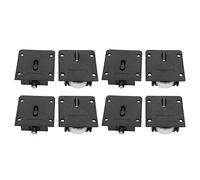 4 Juegos de Rodillos de Puerta Corredera de 25mm, Rueda de Polea de Armario, Rueda de Puerta Corredera, Rueda Deslizante de Plástico de Acero Inoxidable Accesorio para Muebles de Gabinete