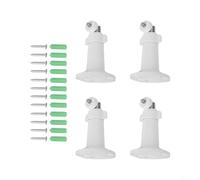 4 juegos de soporte de pared para anillo para cámaras, diseño ajustable para monitoreo de seguridad integral