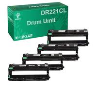 4 Juegos DR221 compatibles con los Modelos de Impresora DR221CL TN221 HL-3140CW MFC-9330CDW MFC-9340CDW para el número de Pieza DR221
